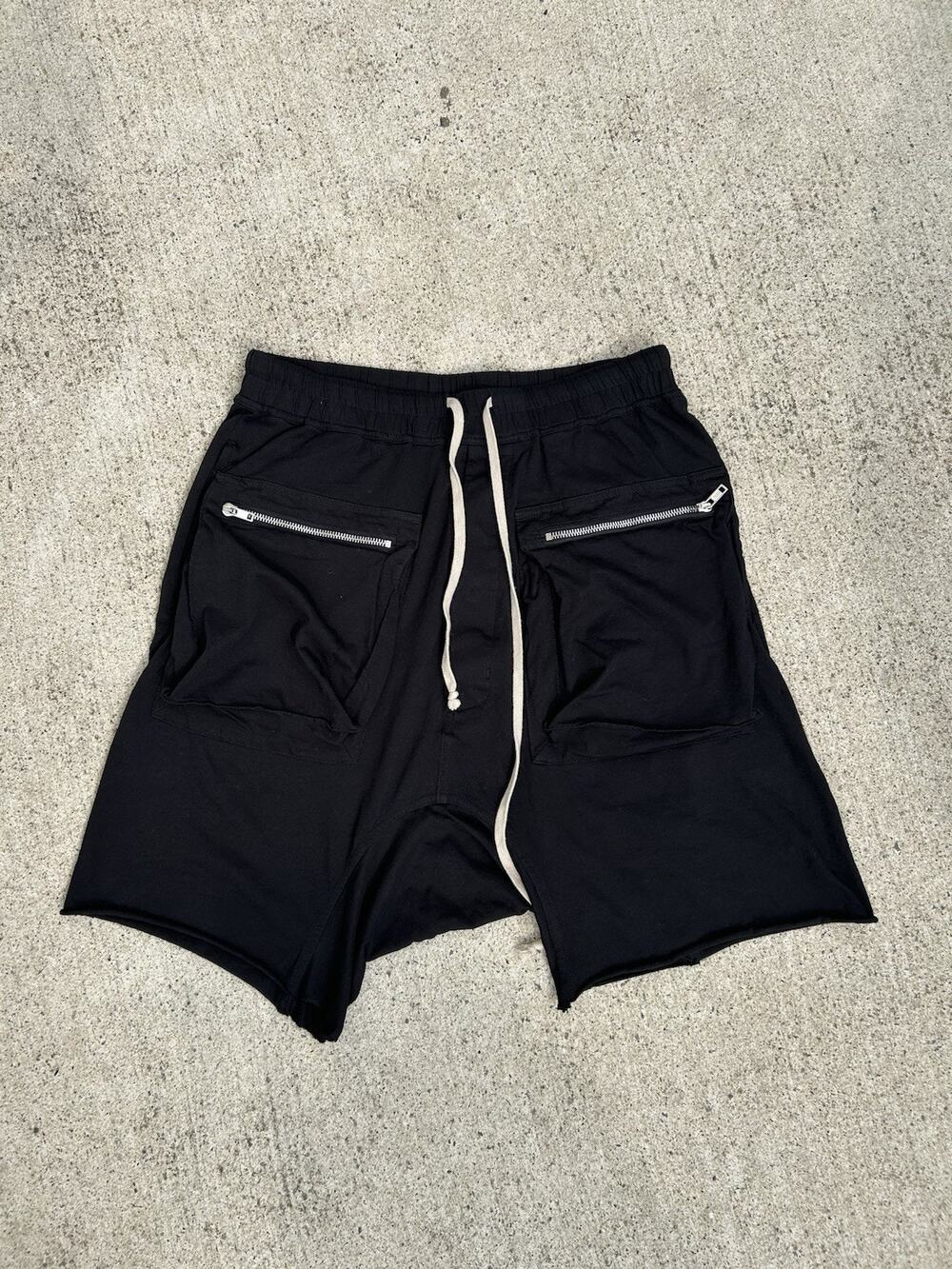 Rick Owens DRKSHDW Drop Crotch Cargo Pod Shorts Size Small